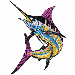 Fishes Embroidery Design 1 Fishes Embroidery Design 1
